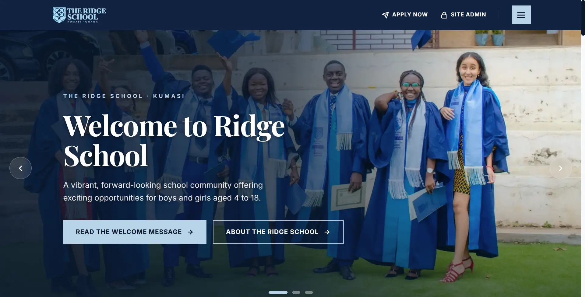 The Ridge School, Kumasi cover