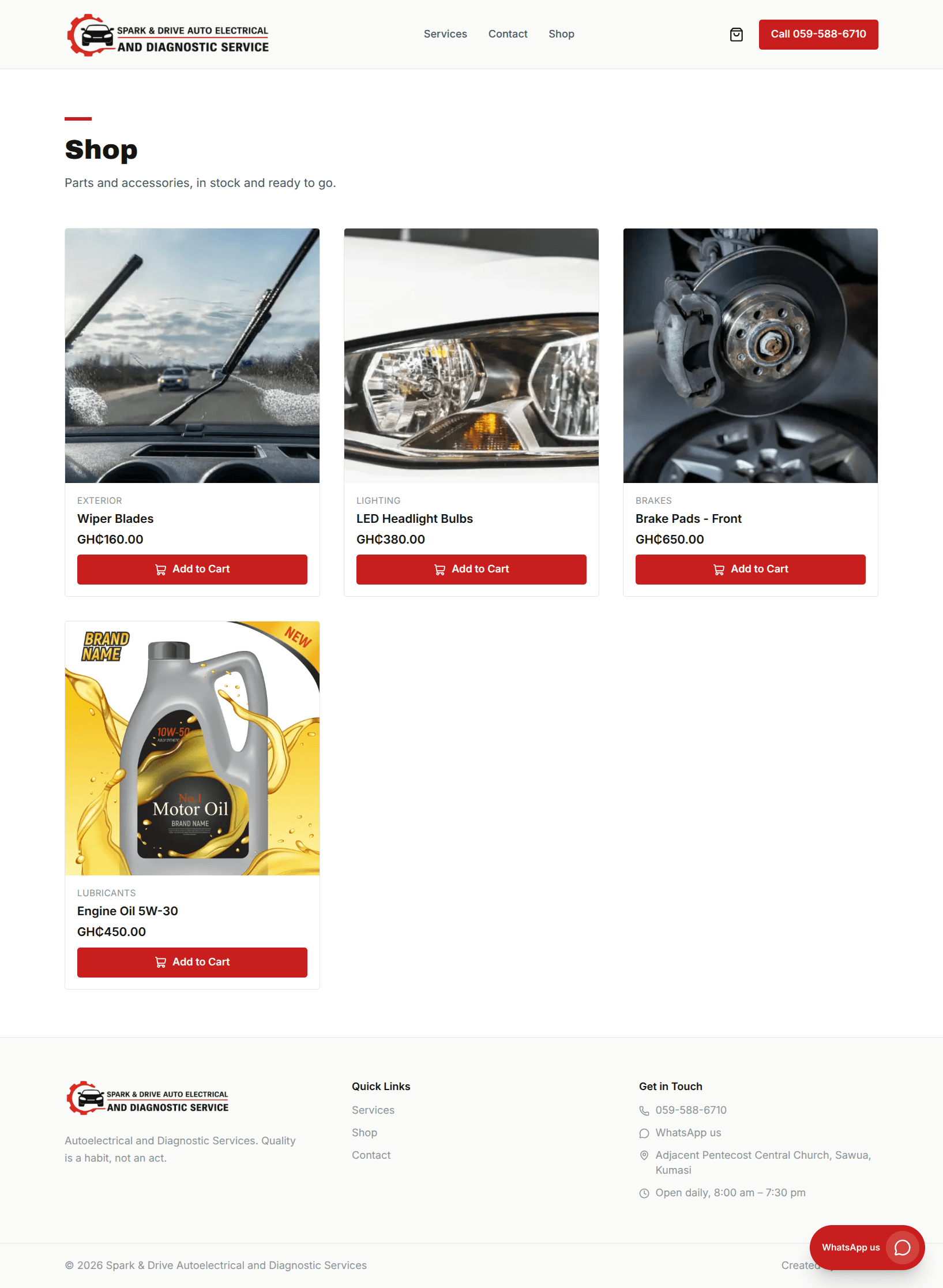 Product catalog